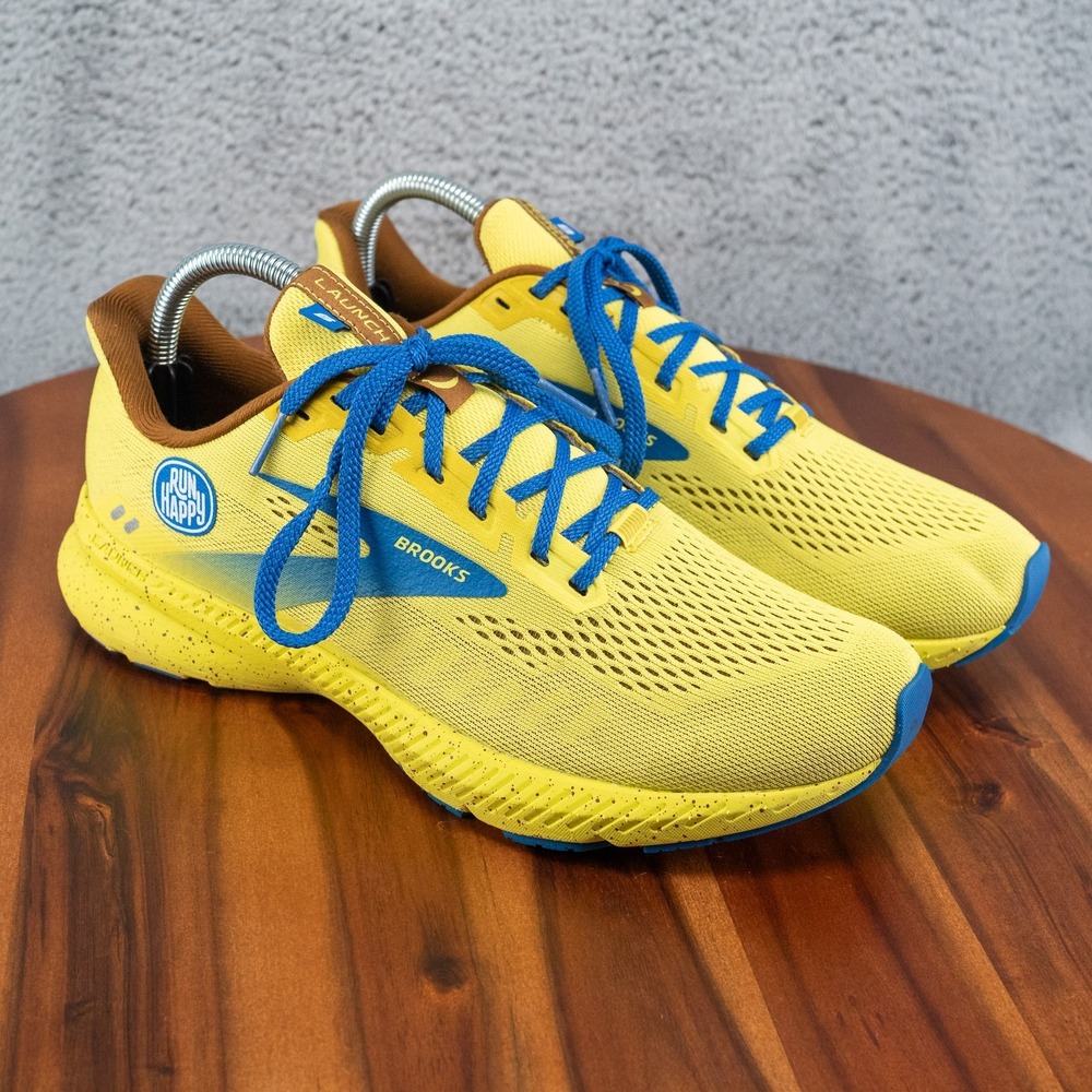 Size 9.5 - Brooks Launch 8 Run Happy Banana